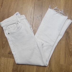 Zara White Women's Jeans Fit To Size 6-8